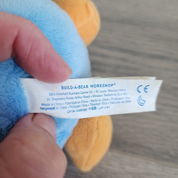 Build-A-Bear 5" Blue Chick Chicken Plush Toy Small Stuffed Animal Easter EUC - Picture 7 of 7